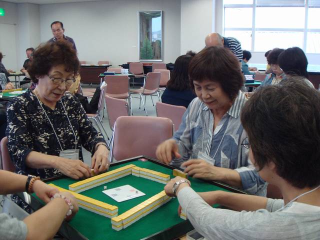 健康マージャンぎふ教室 ステップアップ教室の様子